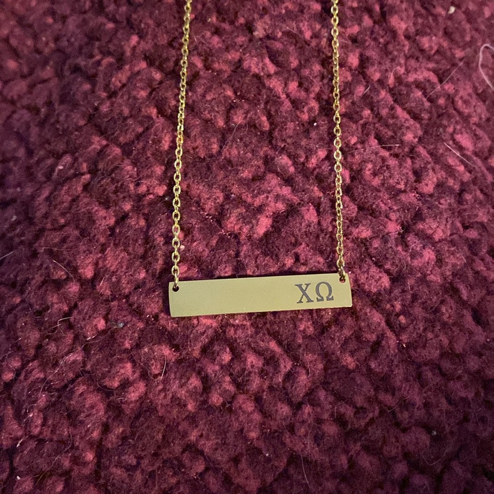 Chi omega necklace